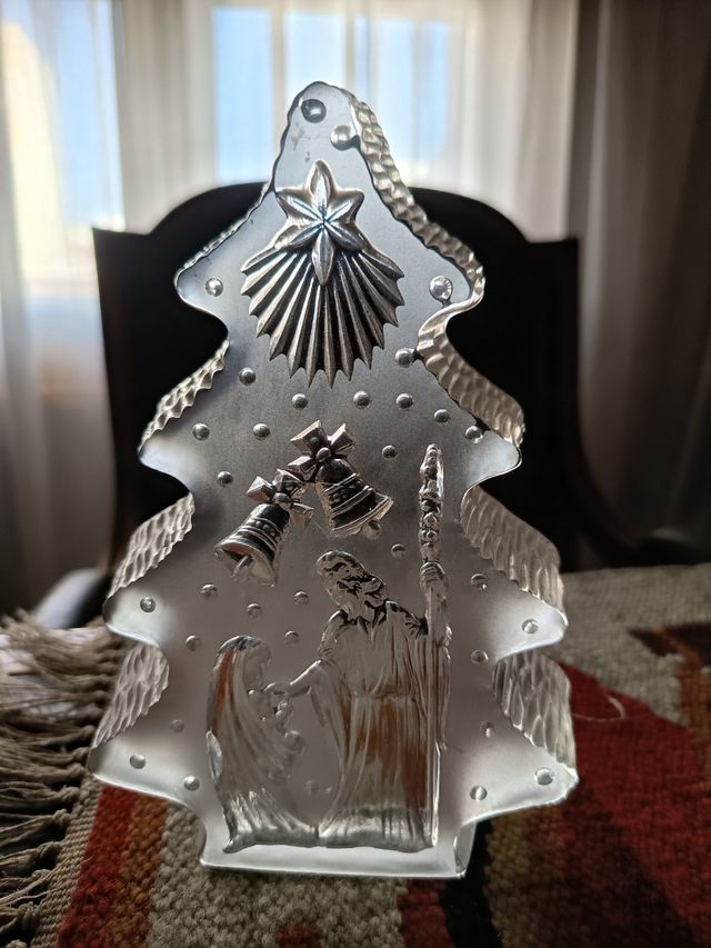 Belén de cristal Navideño