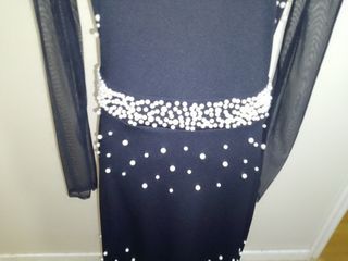 Vestido de fiesta con perlas
