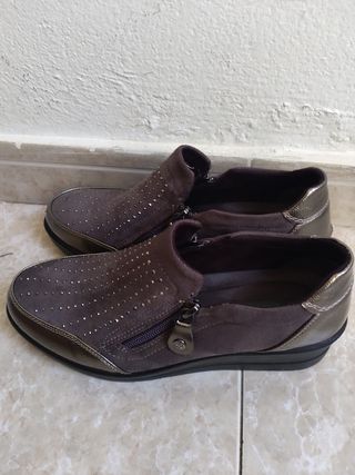 Zapatos AMARPIES Marrones Talla 39