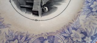 Plato San Matías Siglo XIX Sarreguimes