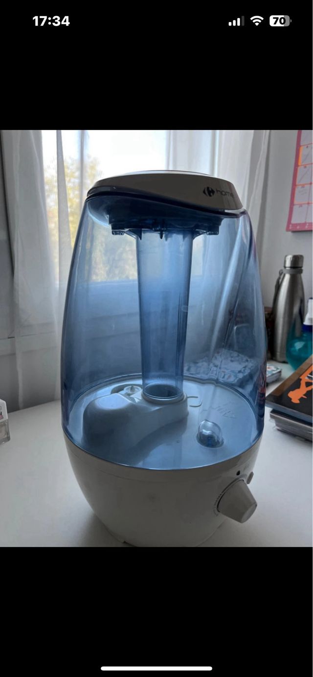Humidificador Carrefour Home Azul y Blanco