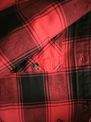 Camisa Calvin Klein Jeans cuadros roja Talla M