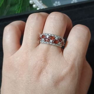 Anillo Granate Natural