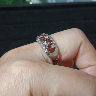 Anillo Granate Natural