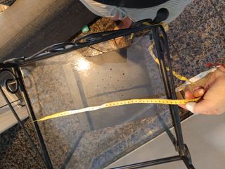 Estantería Ikea Negra con Cristal