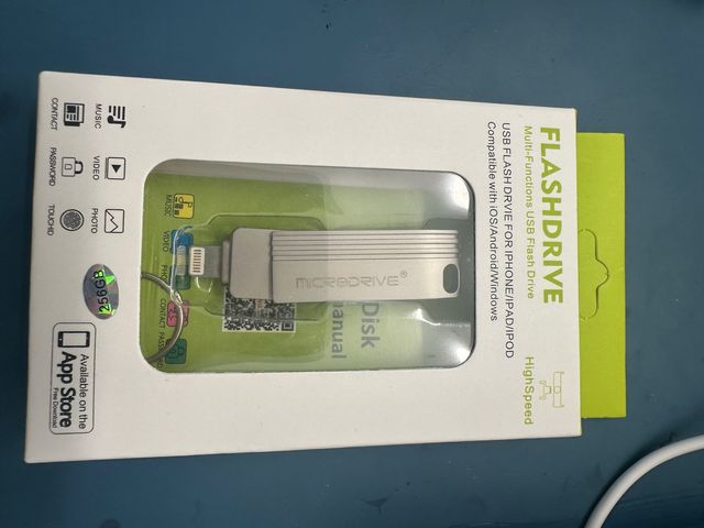 Pen Drive Microdrive 256GB para iPhone/iPad