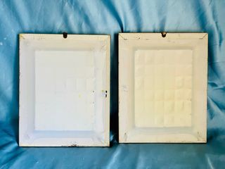 Juego 2 Cuadros Flores Migas Pan