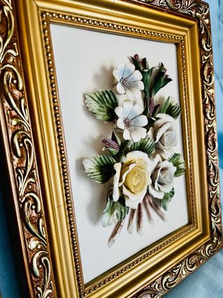 Juego 2 Cuadros Flores Migas Pan