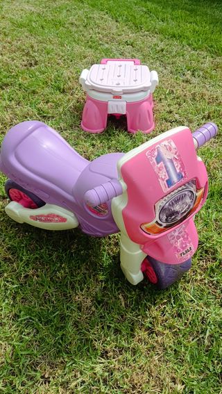 Moto correpasillos infantil. Regalo WC