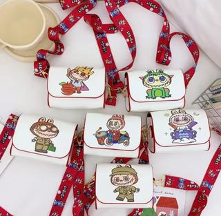 Bolso infantil Labubu blanco