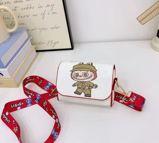 Bolso infantil Labubu blanco