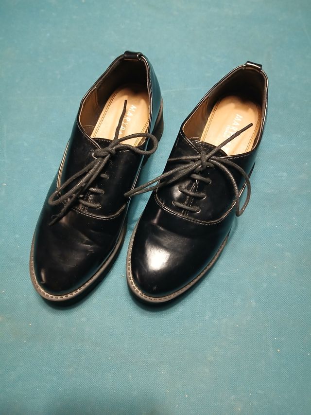 Zapatos charol negros