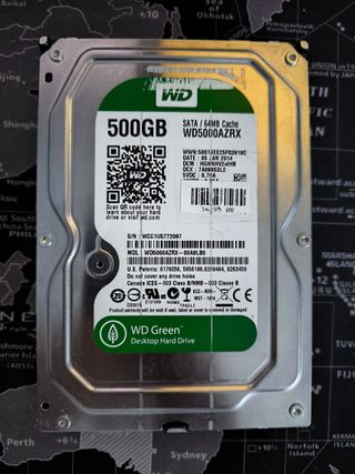 WD Green 500GB HDD WD5000AZRX