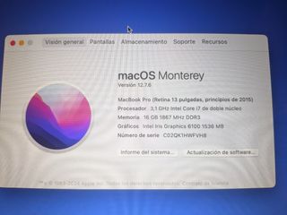 MacBook Pro 13 Retina 16GB RAM 512GB SSD
