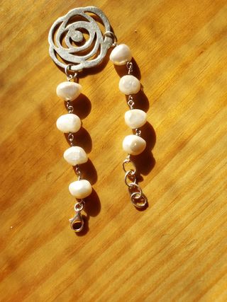 Pulsera Tous Plata Ley Original Perlas