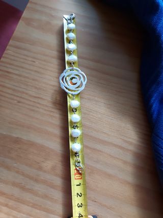 Pulsera Tous Plata Ley Original Perlas