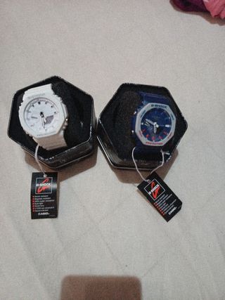 Relojes G-SHOCK Blancos y Azules