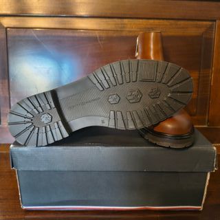 Tommy Hilfiger Donna Stivali Bassi in Pelle Tg 39