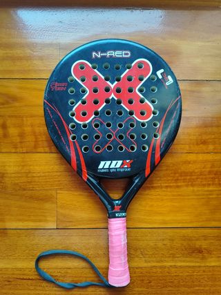 Pala Padel Nox N-RED Fiber Tech . Negociable !!
