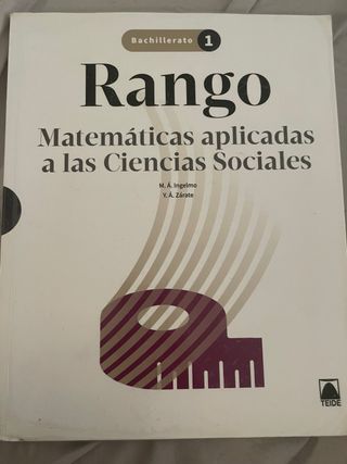 Libro matemáticas bach
