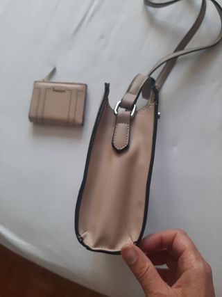 Borsetta o portafoglio beige