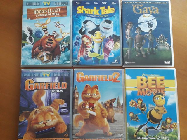 Sei dvd per bambini