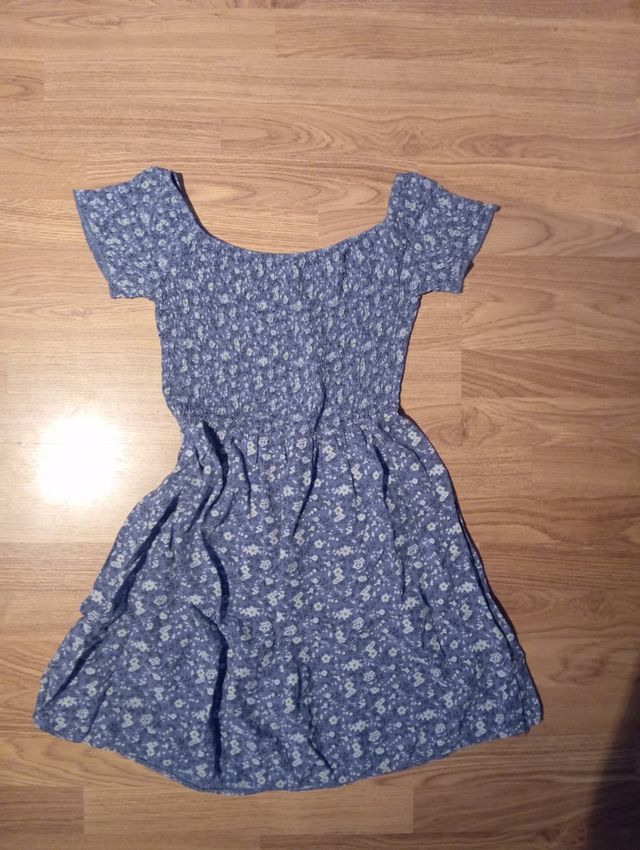 Vestido floral azul