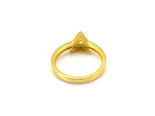 sortija plata 925mm con piedra con circonita t. 10 (15,92 mm)
