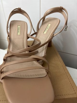 Sandalias de tacón CORINA Nude