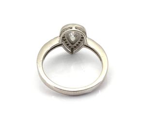 sortija plata 925mm con piedra con circonita t. 10 (15,92 mm)