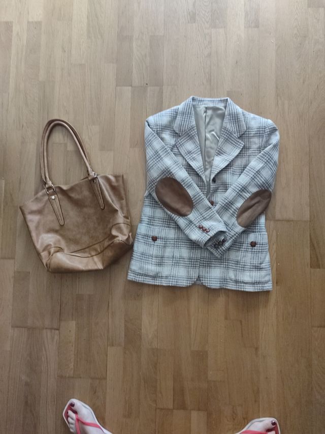 Chaqueta El Corte Inglés Beige/Marrón