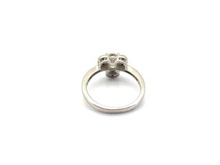 sortija plata 925mm con piedra con circonita t. 9 (15,6 mm)
