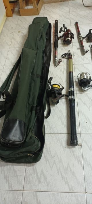 Conjunto de pesca costa