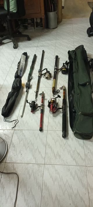 Conjunto de pesca costa