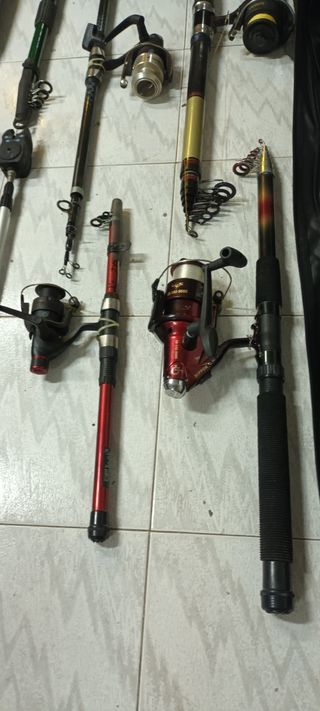 Conjunto de pesca costa