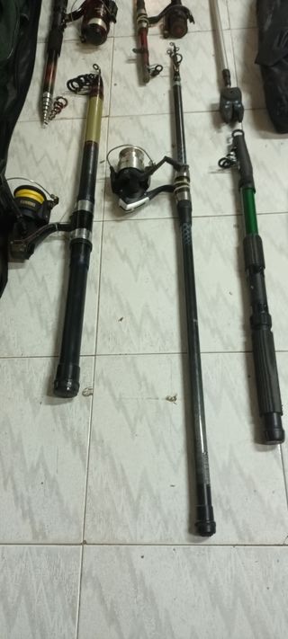 Conjunto de pesca costa