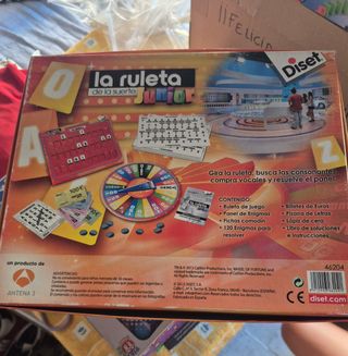 Juego de mesa La Ruleta de la Suerte Junior