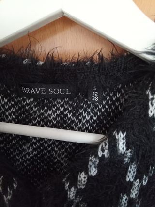 Chaqueta larga Brave Soul geométrica