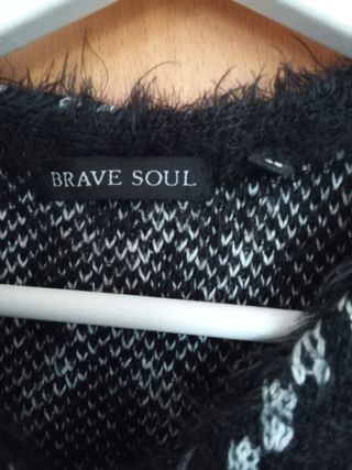 Chaqueta larga Brave Soul geométrica