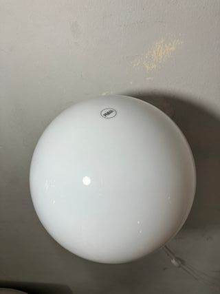 Lampada parete globo bianco IP43