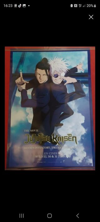 Póster Película Jujutsu Kaisen