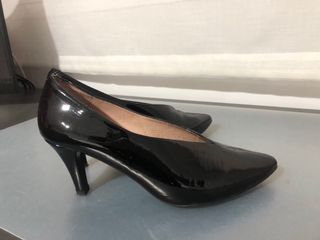 Zapatos charol negros talla 40