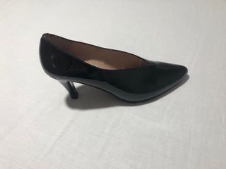 Zapatos charol negros talla 40