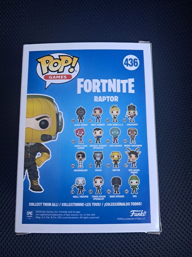 Funko Pop Fortnite Raptor 436