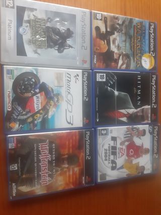 Pacchetto 6 giochi per PlayStation 2