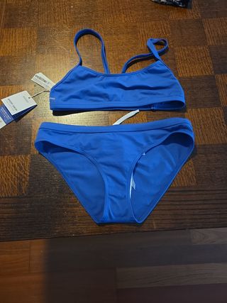 Bikini deportivo OYSHO azul sin usar