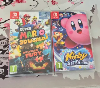 Super Mario 3D World + Kirby Star si alleano su Switch