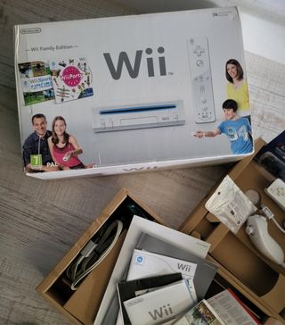 Nintendo Wii Blanca Completa en Caja