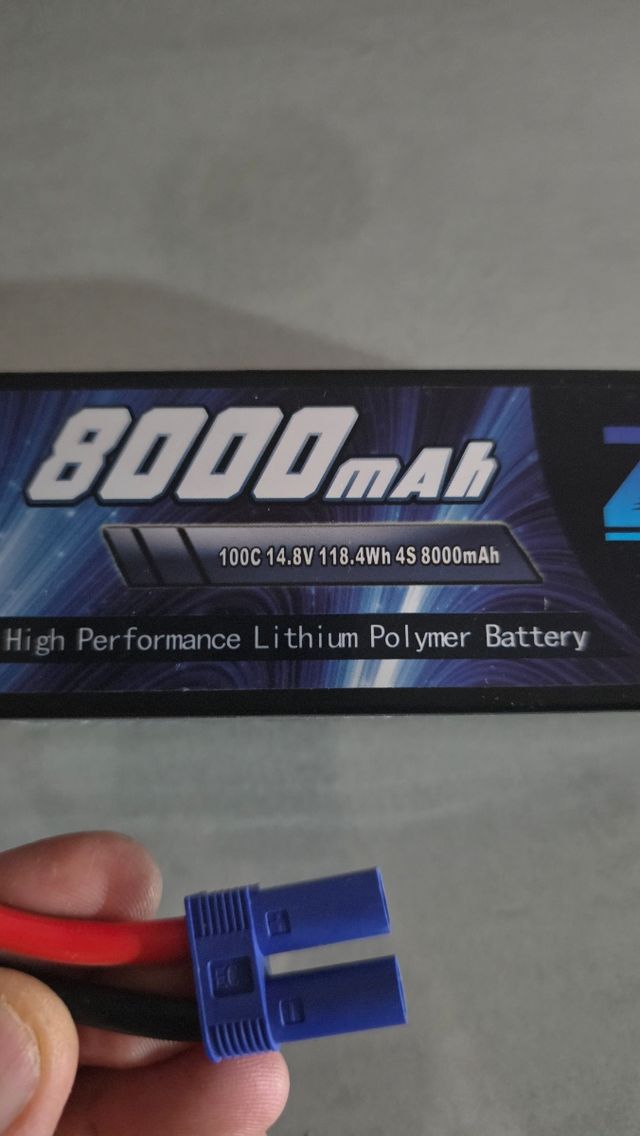 Batería Litio Polímero 8000mAh 100C 14.8V 4S