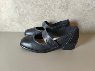 Zapato mujer ancho especial negro talla 37